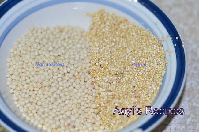 quinoa-couscous with veggies1