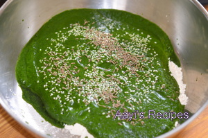 spinach chakli3